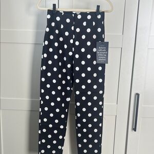Tuckernuck Black and White Polka Dot Ankle Pants